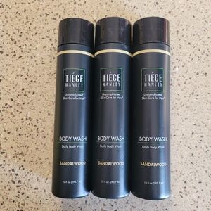 3 Tiege Hanley Sandalwood Body Wash Uncomplicated Skin Care For Men 10 oz Each